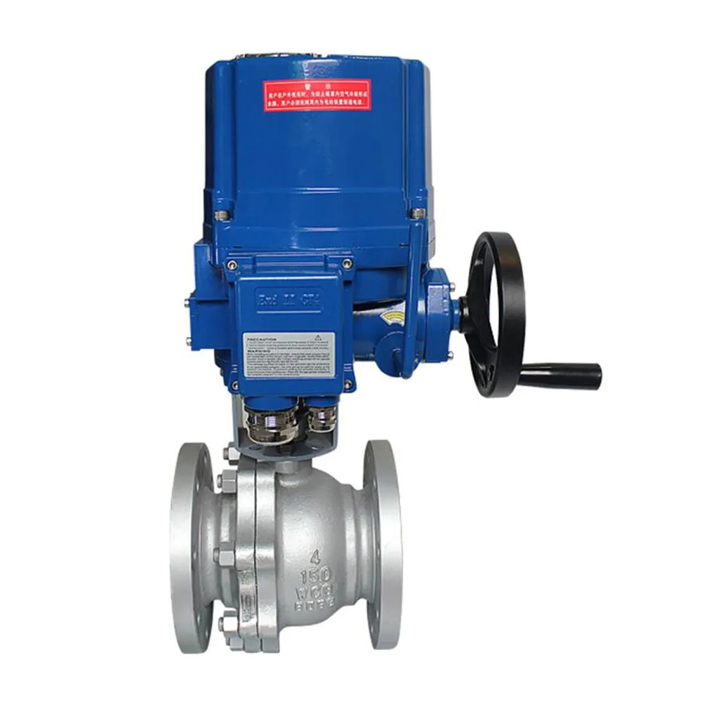 Explosion Proof Electric Ball Control Valve, 4 IN, 150 LB