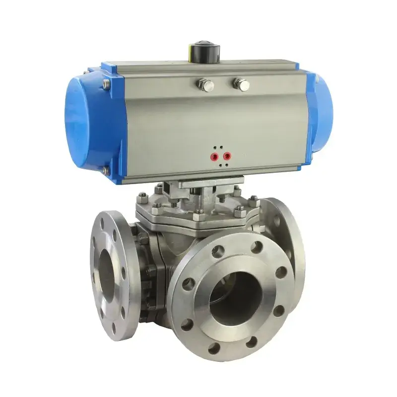 Three Way Ball Control Valve, Anti-Static, 150-2500 LB