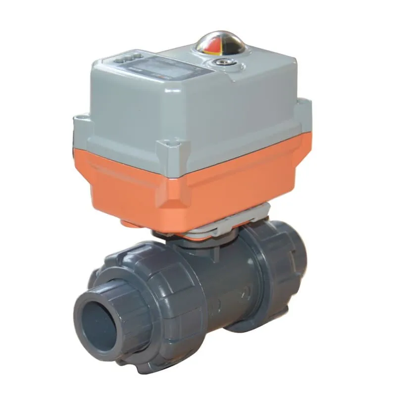 UPVC Motorized Ball Control Valve, DN15-DN100, 150 LB