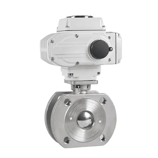 Ultra-thin Electric Ball Control Valve, DN50, SS 304, 150 LB