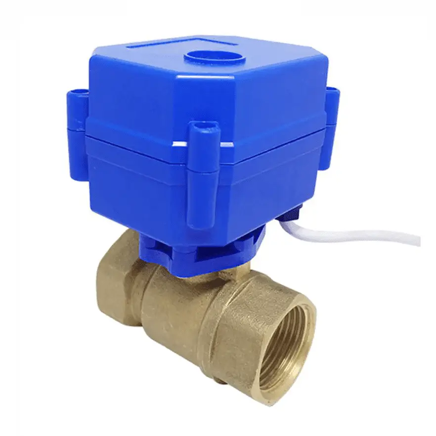 Mini Electric Brass Ball Control Valve, 1/2-3/4 Inch, 150 LB