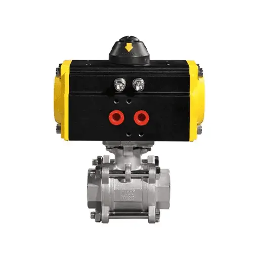 Pneumatic Ball Control Valve, 1000 WOG, PN10-PN64, DN8-DN100