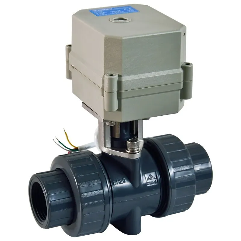 Motorized Ball Control Valve, UPVC, SS, Brass, DN15-DN50, PN10