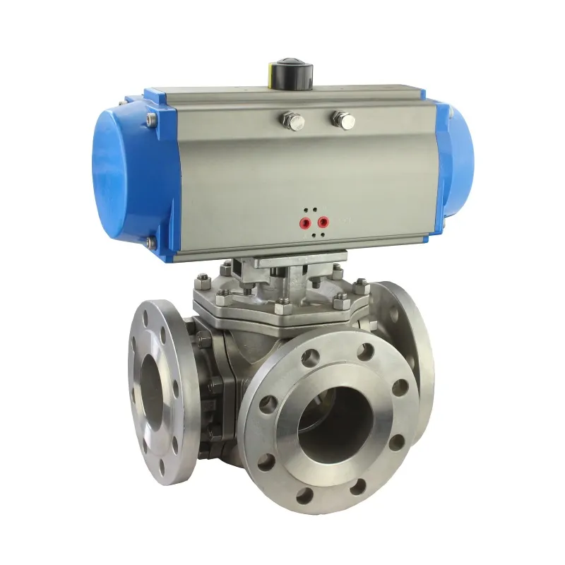 Three Way Ball Control Valve, Anti-Static, 150-2500 LB