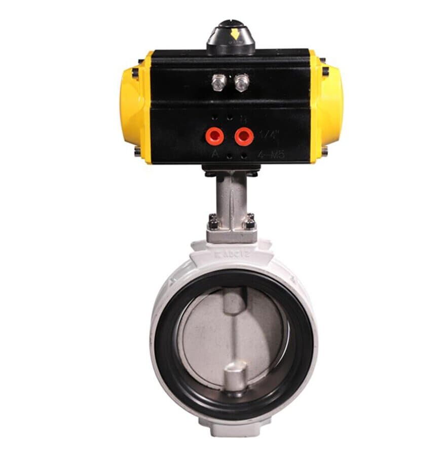 Air Operated Butterfly Control Valve, DN40-DN200, 150 LB