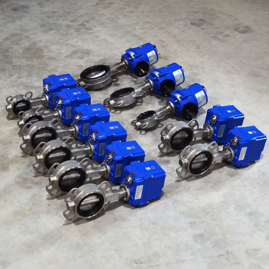 Electric Butterfly Control Valve