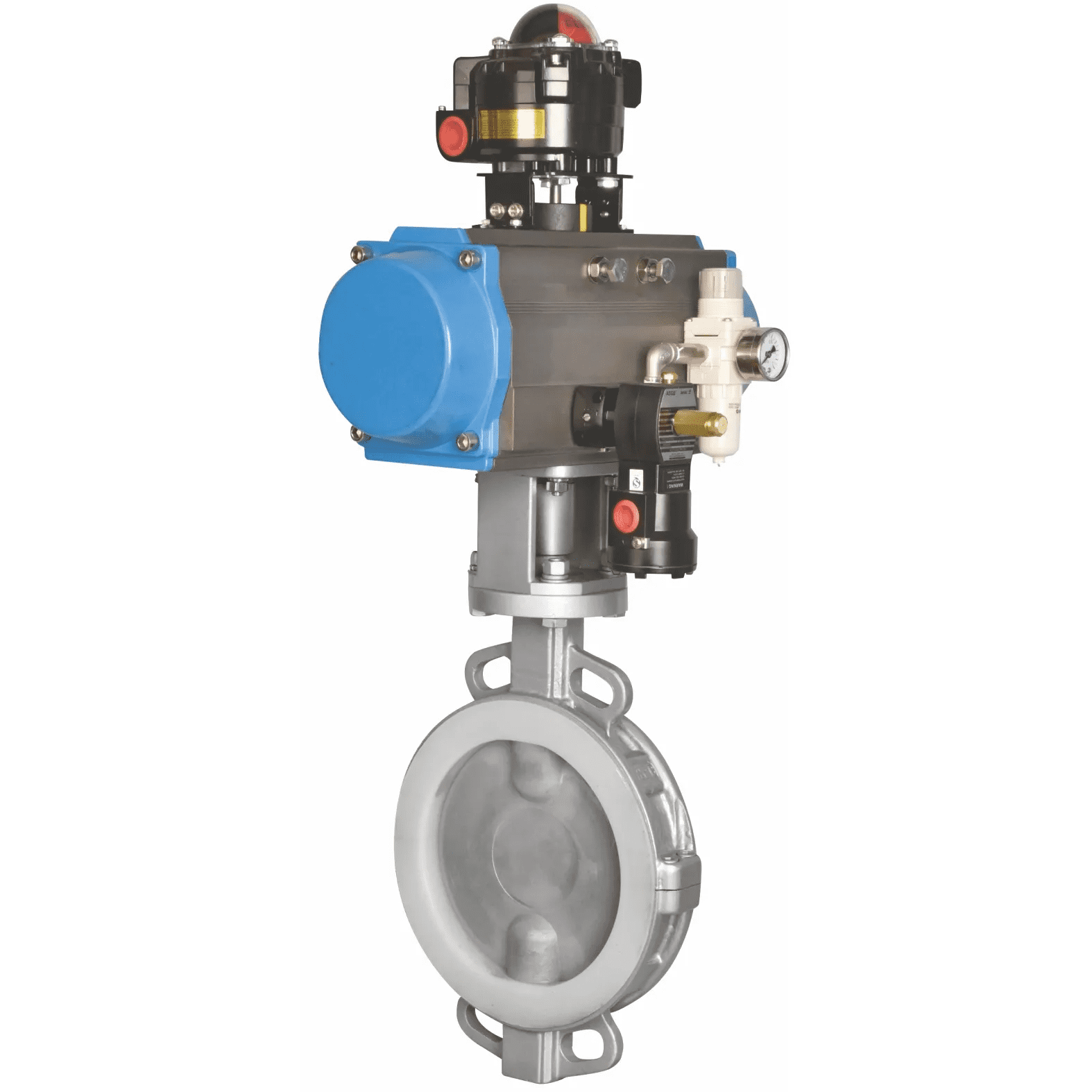 Fluorine Lined Butterfly Control Valve, 2-20 IN, 150, 300 LB