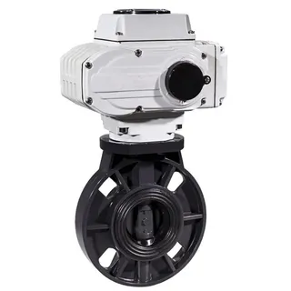 Motorized Butterfly Control Valve, CPVC, 2-20 Inch, 150 LB