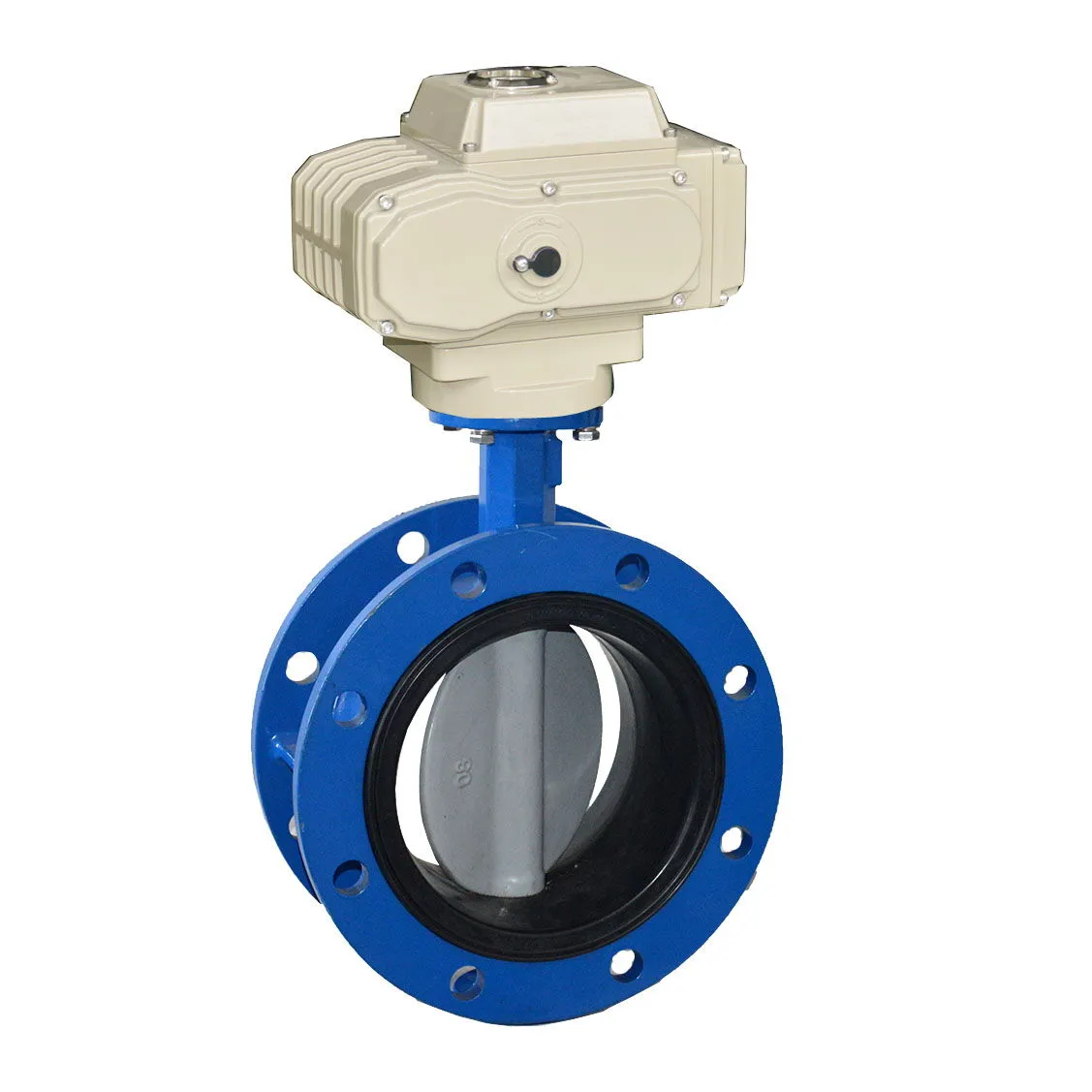 Motorized Butterfly Control Valves, 8-80 IN, Flanged