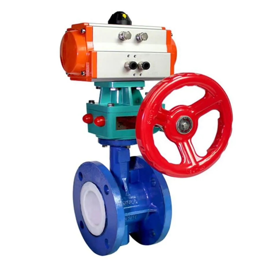 Air Actuated Butterfly Control Valve, 2-16 Inch, Cast Iron