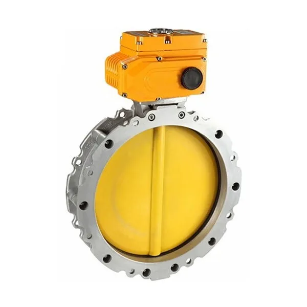 Powder Electric Butterfly Control Valve, 4-16 Inch, 0.4 MPa