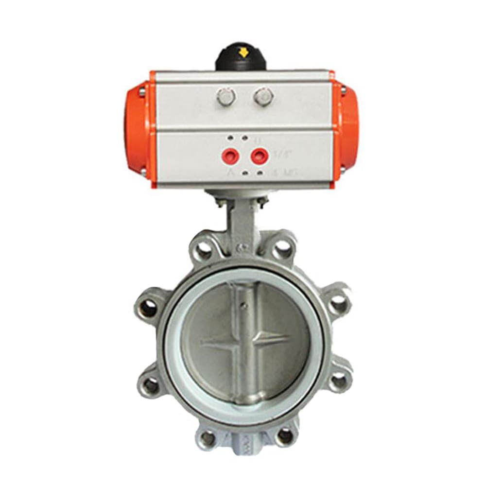 Spring Return Pneumatic Butterfly Control Valve, DN50-DN400