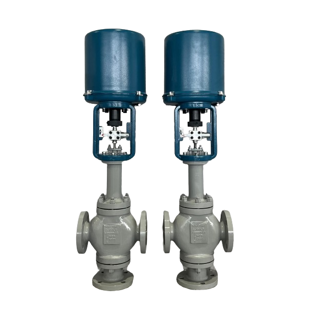 3-Way Motorized Diverting Control Valves, 2 IN, 150 LB, WCB