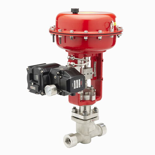 Cage Guided Control Valve, Low Noise, 1/2-24 Inch, A216 WCB
