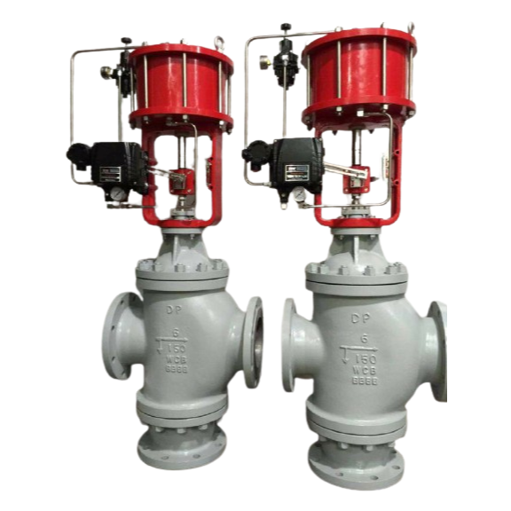 Diverting Globe Control Valves, 3-Way, 6IN, 150 LB, A216 WCB