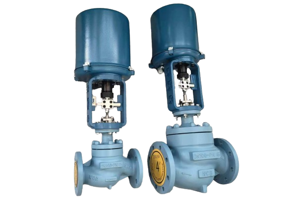 Electric Motorized Globe Control Valve, PN16, DN50, DN100