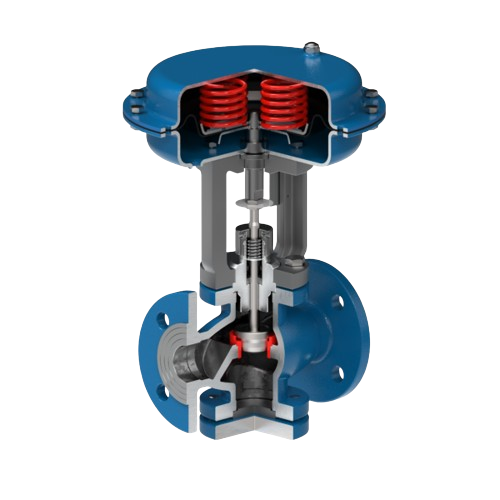 Penumatic Control Valve, Two-way, DN15-DN100, PN16-PN40 Penumatic Control Valve, Two-way, DN15-DN100, PN16-PN40
