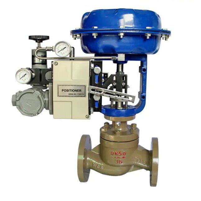 Pneumatic Globe Control Valve, PN16-PN100, ASTM A216 WCB