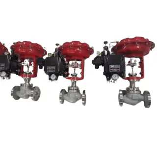 Pneumatic Diaphragm Globe Control Valve, Cage-Guided, CF8M