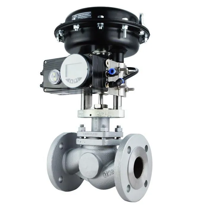 Electro-Pneumatic Globe Control Valve, PN40, DN15-DN100