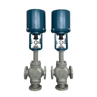 3-Way Motorized Diverting Control Valves, 2 IN, 150 LB, WCB