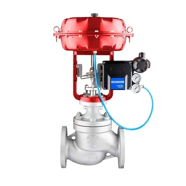 Top-guided Unbalanced Trim Pneumatic Globe Control Valve,WCB Top-guided Unbalanced Trim Pneumatic Globe Control Valve,WCB