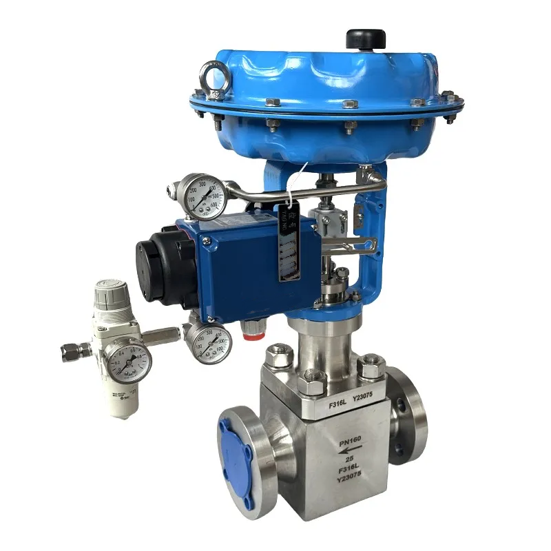 High Pressure Control Valve, ASTM A182 F316L, PN160, DN25 High Pressure Control Valve, ASTM A182 F316L, PN160, DN25