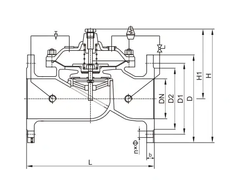 Pressure Reducing Valve Dimension