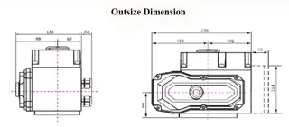 Drawing of Gate Control Valve