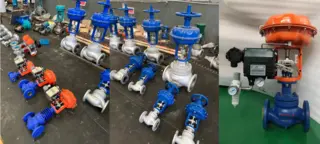 Top Guided Pneumatic Control Valve