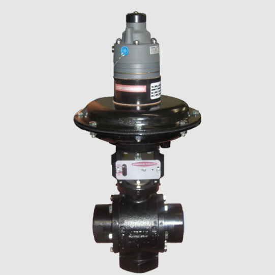 Three-Way Pneumatic Mixing Control Valves, DN40-DN80, SS
