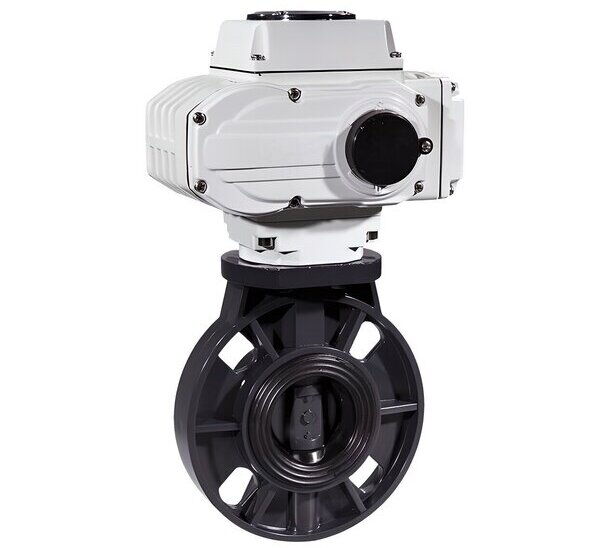 plastic butterfly control valve