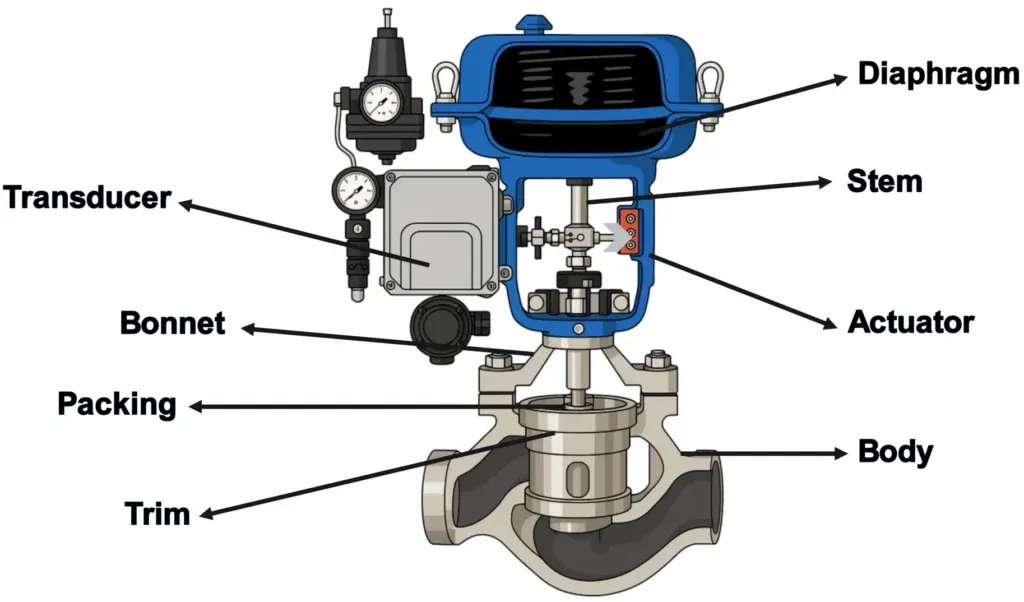Components of Control Valve