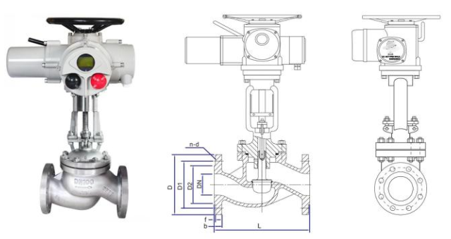 Drawing for Multi-turn Electric Globe Valve Drawing for Multi-turn Electric Globe Valve
