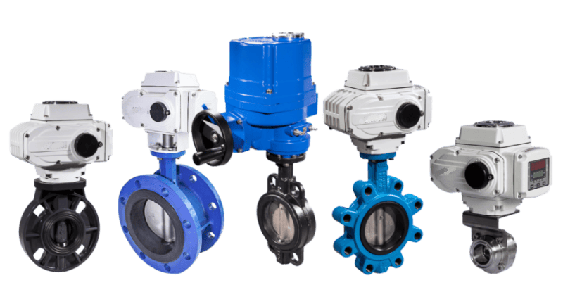 electric butterfly valves