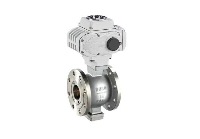 Electric V-Port Segmented Ball Valve Electric V-Port Segmented Ball Valve