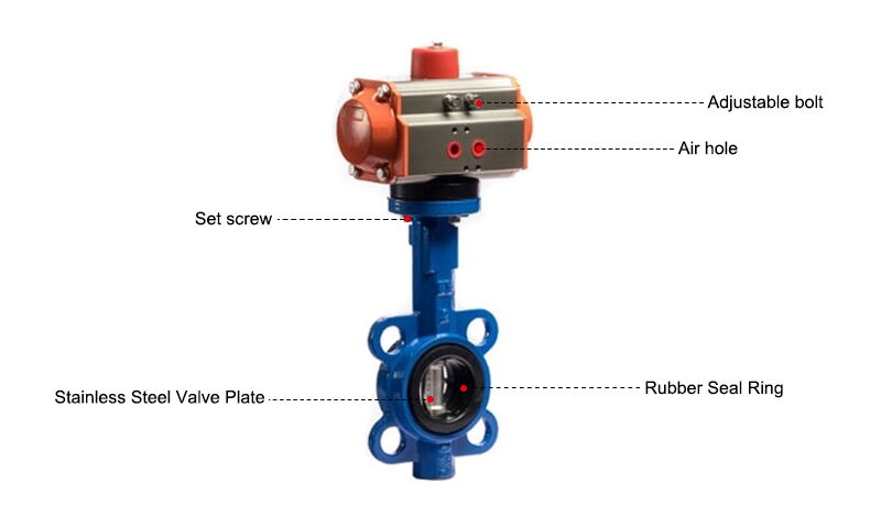 Pneumatic Butterfly Valve