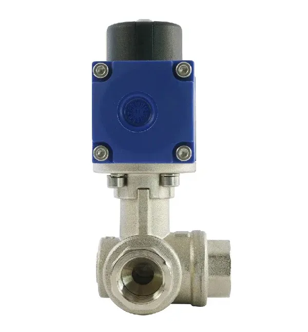 3-way Pneumatic Ball Valve