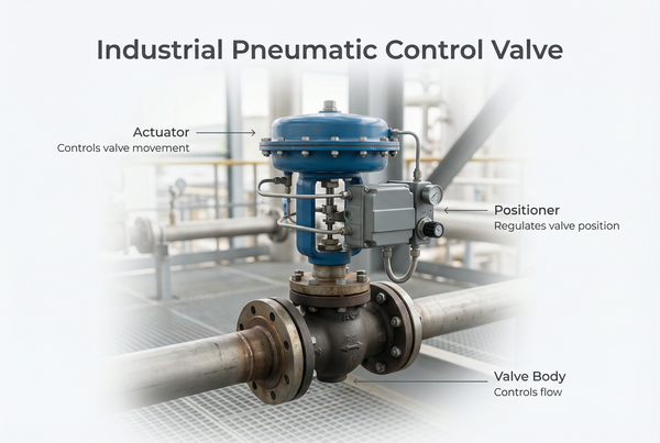 Components of a Pneumatic Control Valve
