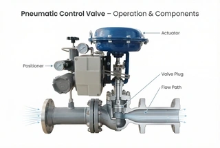 Pneumatic Control Valve Operation