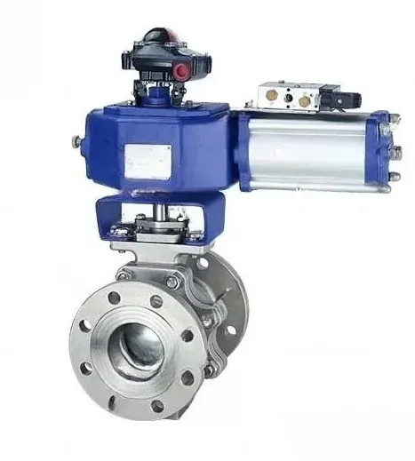 Pneumatic Trunnion Ball Control Valve
