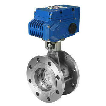 triple offset butterfly control valve