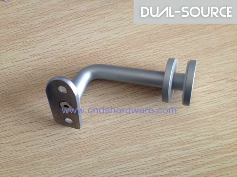 Aluminium glass-tube bracket