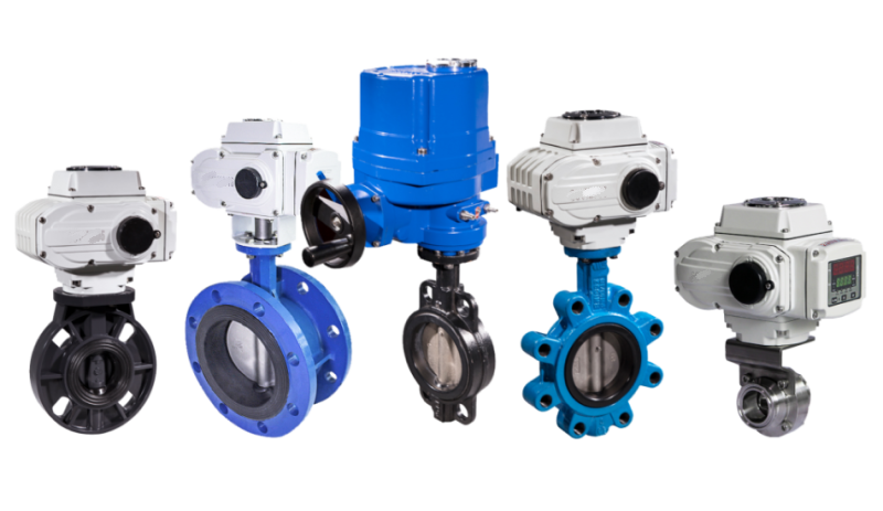 Electric Butterfly Control Valves