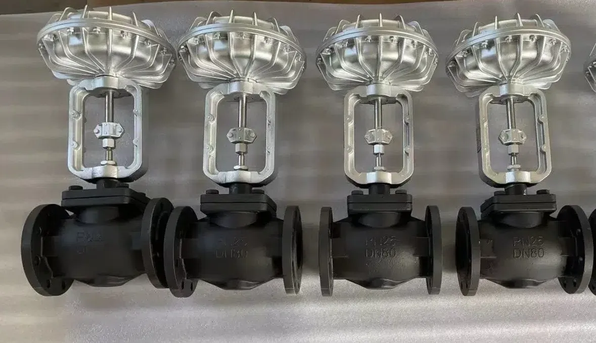 Pneumatic On-Off Globe Control Valves