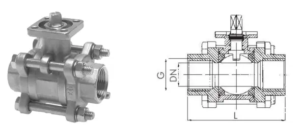 Drawing for Ball Valve