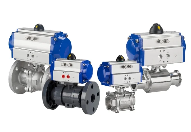 Pneumatic Actuated Ball Valves