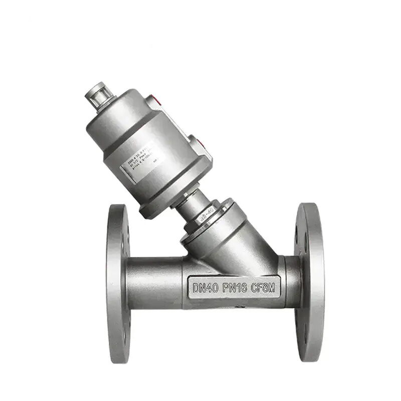 ASTM A351 CF8M Angle Control Valve, 1-1/2 Inch, CL 150 LB