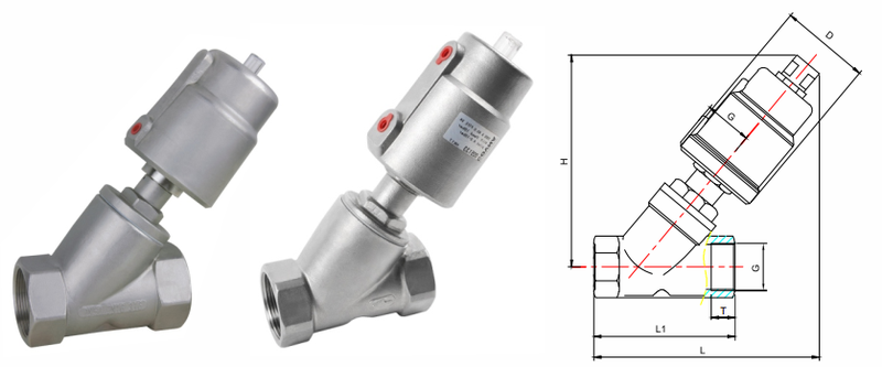 Heat Resistance Angle Control Valve