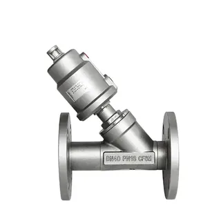ASTM A351 CF8M Angle Control Valve, 1-1/2 Inch, CL 150 LB